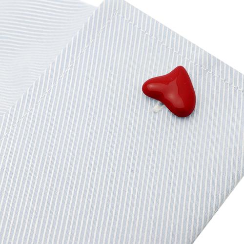 カフスボタン カフス ファニー ハート カフリンクス メンズアクセサリー |  | 04