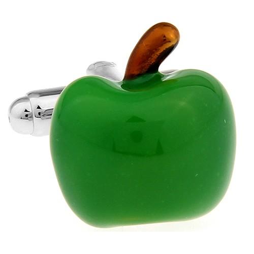 カフスボタン カフス グリーン アップル リンゴ カフリンクス メンズアクセサリー |  | 02