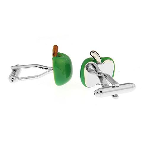 カフスボタン カフス グリーン アップル リンゴ カフリンクス メンズアクセサリー |  | 04