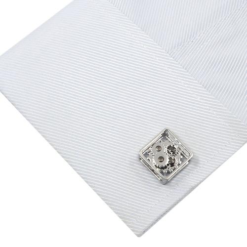 カフスボタン カフス シルバー コグ スチームパンク カフリンクス メンズアクセサリー |  | 05