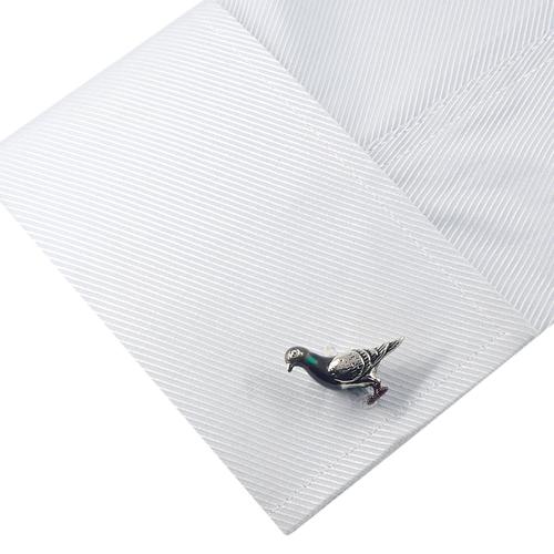 カフスボタン カフス ハト 鳩 カフリンクス メンズアクセサリー |  | 05