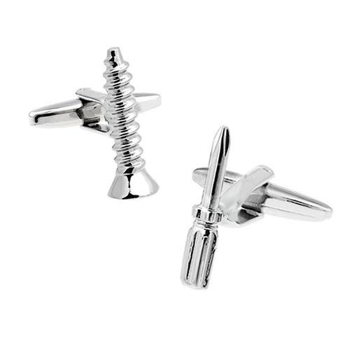 カフスボタン カフス ネジ ドライバー カフリンクス メンズアクセサリー |  | 02