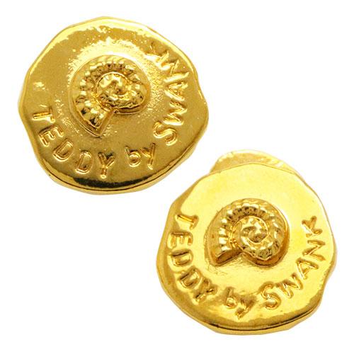 カフスボタン カフス アンモナイト 化石 ゴールド カフリンクス メンズアクセサリー |  | 01