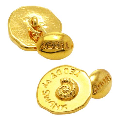 カフスボタン カフス アンモナイト 化石 ゴールド カフリンクス メンズアクセサリー |  | 02