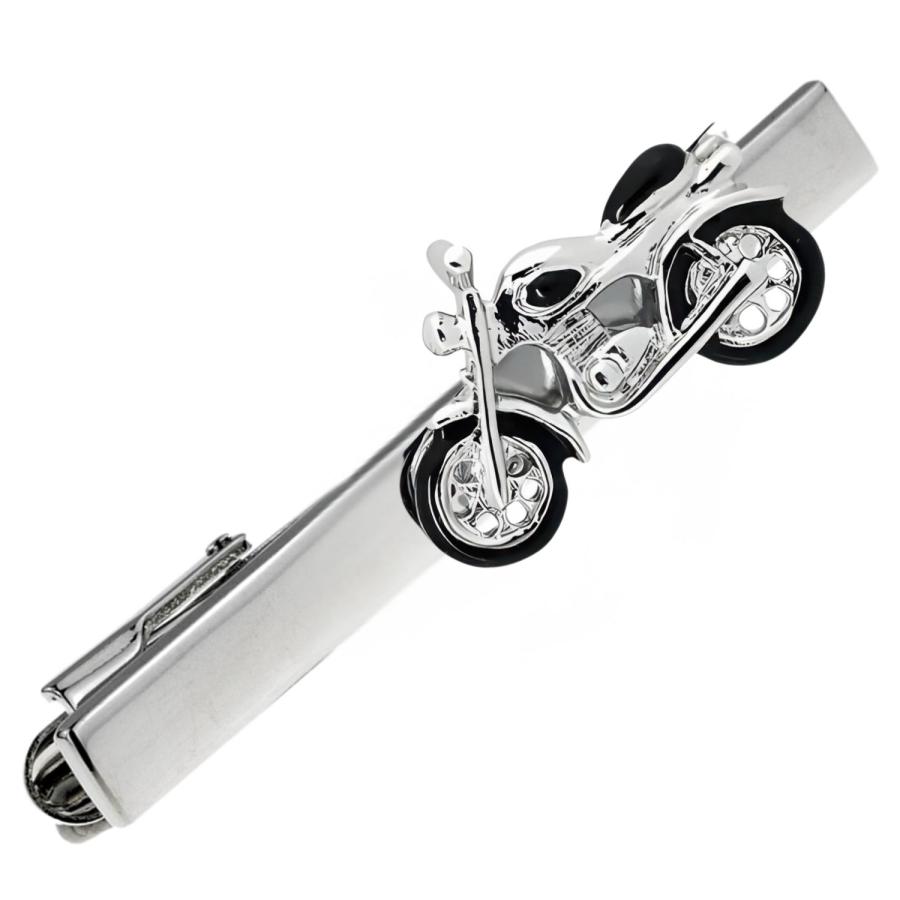 ネクタイピン シルバー バイク モーターサイクル タイクリップ タイピン |  | 01