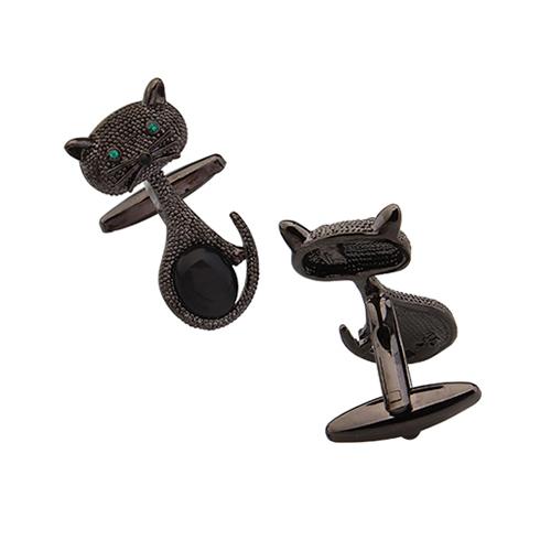 カフスボタン カフス キャット 猫 ストーン カフリンクス メンズアクセサリー |  | 03