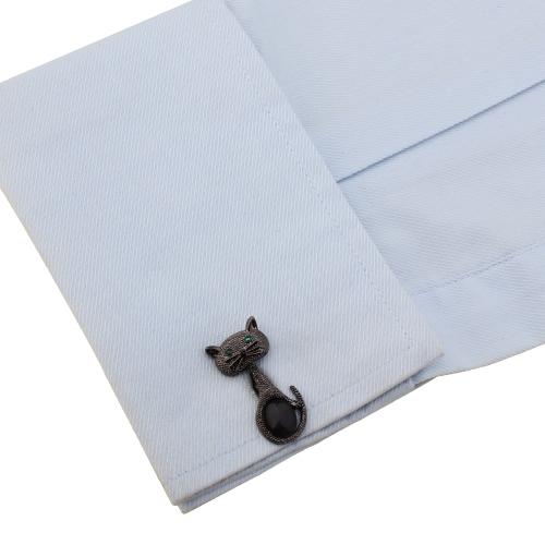 カフスボタン カフス キャット 猫 ストーン カフリンクス メンズアクセサリー |  | 04