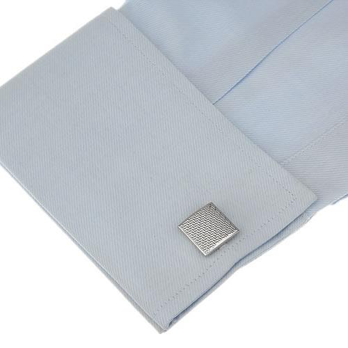 カフス ネクタイピン セット シルバー ファイン チェック カフスボタン カフリンクス タイクリップ タイピン |  | 05