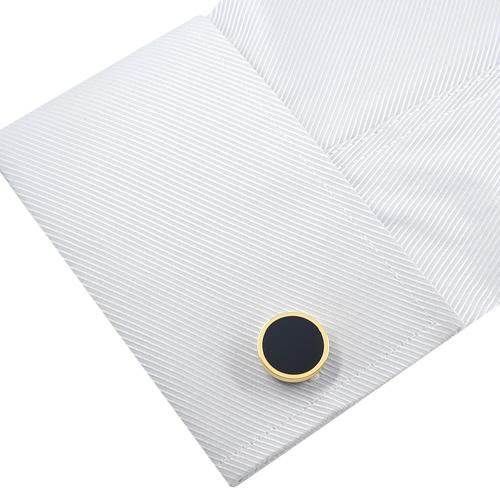 カフスボタン スタッドボタン セット ゴールド ライン オニキス カフス スタッズセット |  | 05