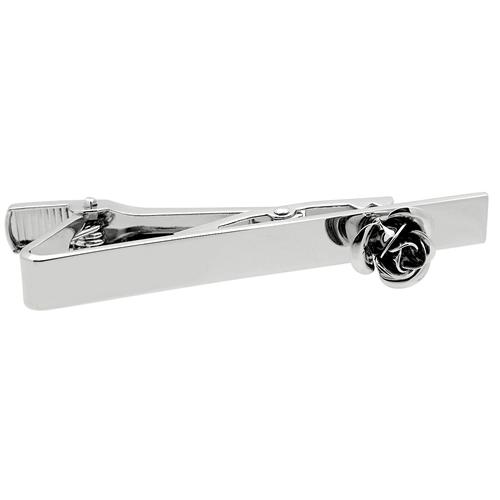 カフス ネクタイピン セット シルバー ローズ カフスボタン カフリンクス タイクリップ タイピン |  | 03