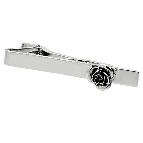 カフス ネクタイピン セット シルバー ローズ カフスボタン カフリンクス タイクリップ タイピン |  | 04