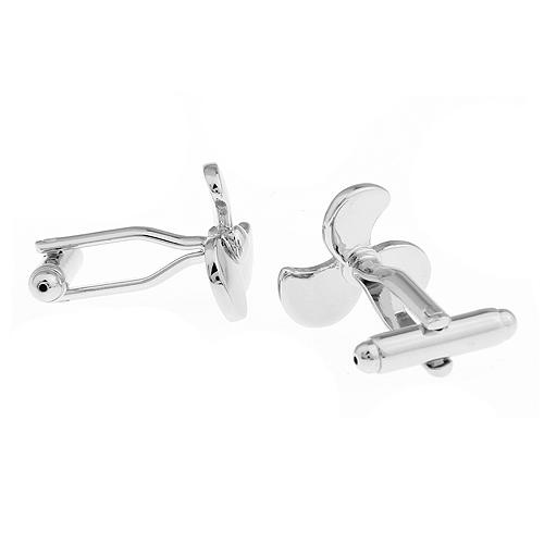 カフス ネクタイピン セット シルバー スクリュー プロペラ カフスボタン カフリンクス タイクリップ タイピン |  | 03