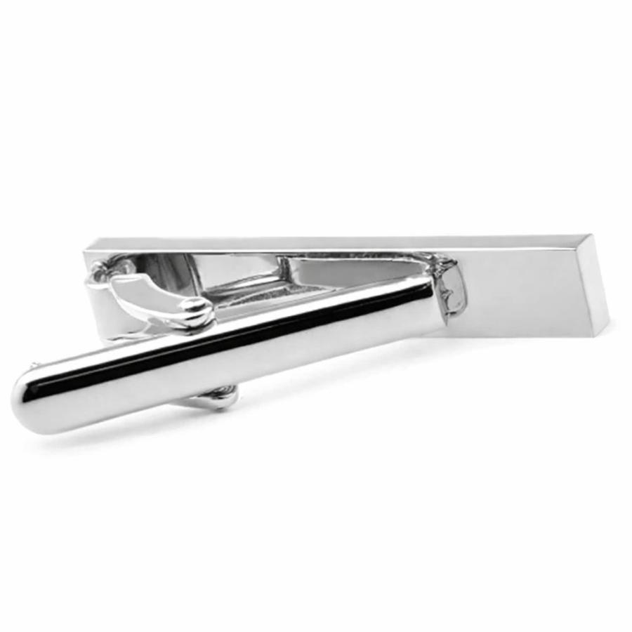 ネクタイピン シルバー ショート タイクリップ タイピン : カフス