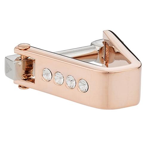 カフスボタン カフス ローズゴールド Vシェイプ クリスタル ラップアラウンド カフリンクス メンズアクセサリー |  | 02