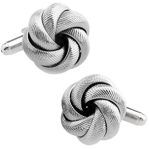 カフスボタン カフス シルバー デラックス リング ノット カフリンクス メンズアクセサリー |  | 01