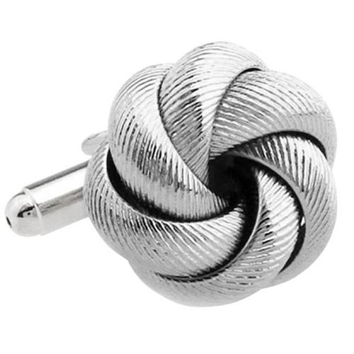 カフスボタン カフス シルバー デラックス リング ノット カフリンクス メンズアクセサリー |  | 02