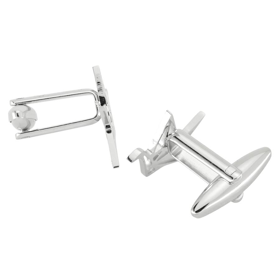 カフスボタン カフス シルバー 折り鶴 折り紙 カフリンクス メンズ