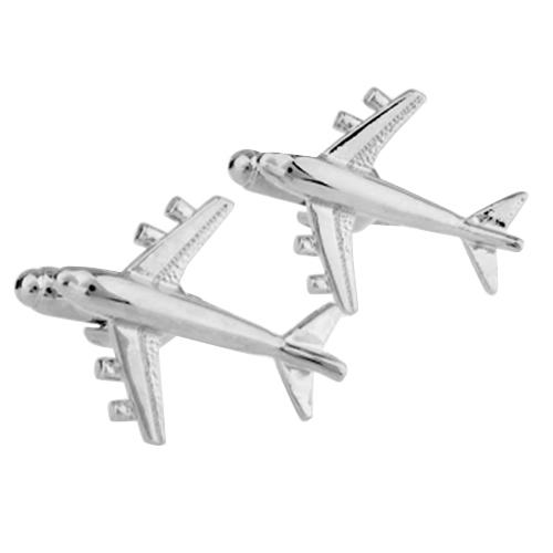カフスボタン カフス シルバー ジェット機 飛行機 カフリンクス メンズアクセサリー |  | 02