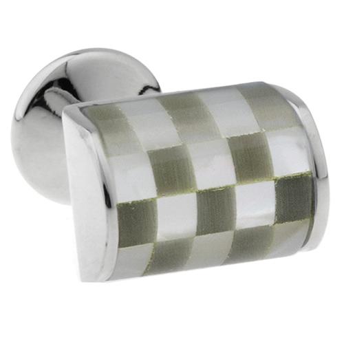 カフスボタン カフス ナチュラルカラー シェル チェック カービング カフリンクス メンズアクセサリー |  | 02