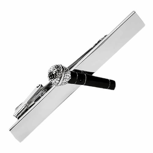 カフス ネクタイピン セット シルバー ブラック マイク カフスボタン カフリンクス タイクリップ タイピン |  | 04