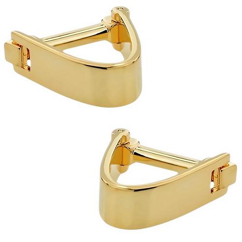 カフスボタン カフス ゴールド シンプル ラップアラウンド カフリンクス メンズアクセサリー |  | 01