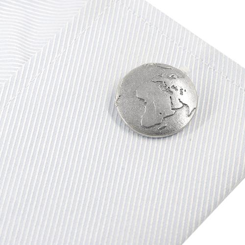 カフスボタン カフス シロメ製 プラネット アース 地球 カフリンクス メンズアクセサリー |  | 04