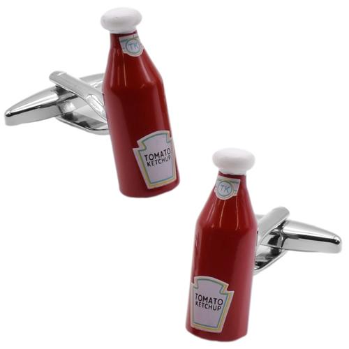 カフスボタン カフス ケチャップ トマトソース カフリンクス メンズアクセサリー |  | 01