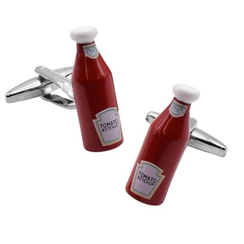 カフスボタン カフス ケチャップ トマトソース カフリンクス メンズアクセサリー |  | 03