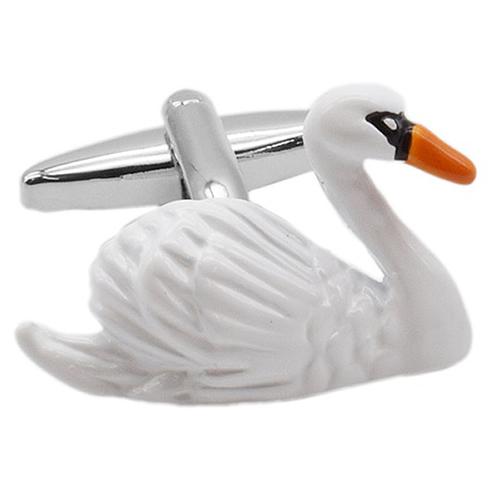 カフスボタン カフス スワン 白鳥 カフリンクス メンズアクセサリー |  | 02