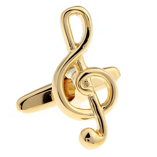 カフスボタン カフス ゴールド ト音記号 カフリンクス メンズアクセサリー |  | 02