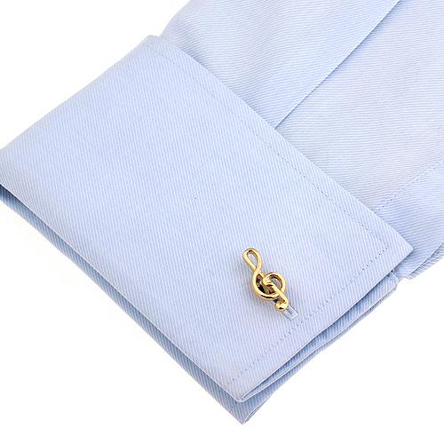 カフスボタン カフス ゴールド ト音記号 カフリンクス メンズアクセサリー |  | 04