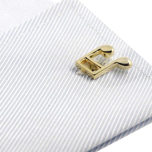 カフスボタン カフス ゴールド 音符 16分音符 カフリンクス メンズアクセサリー |  | 04