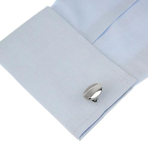 カフスボタン カフス シルバー オーバル キャッツアイ ストーン カフリンクス メンズアクセサリー |  | 05