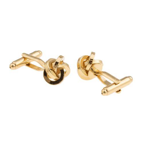カフスボタン カフス ゴールド ループ ノット カフリンクス メンズアクセサリー |  | 03