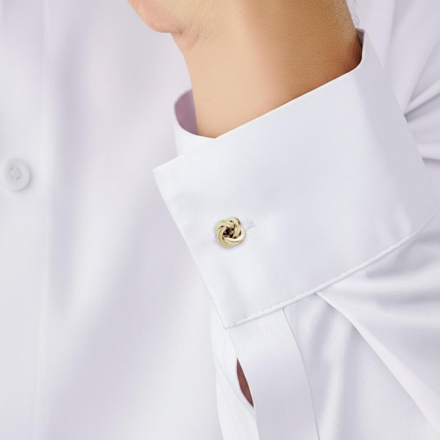 カフスボタン カフス ゴールド ループ ノット カフリンクス メンズアクセサリー |  | 04