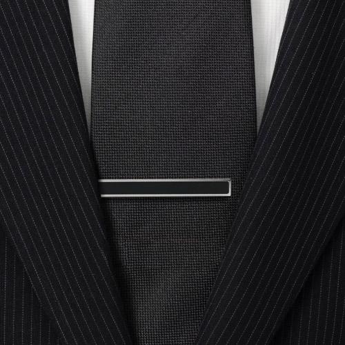 3カラーセット ネクタイピン シルバー ゴールド ガンメタル オニキス タイバー タイクリップ タイピン |  | 06