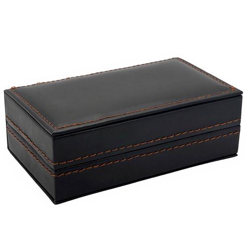 黒のレザーアクセサリーケース 黒のレザーアクセサリーケース BIRTHDAY BAR｜フェイクレザー