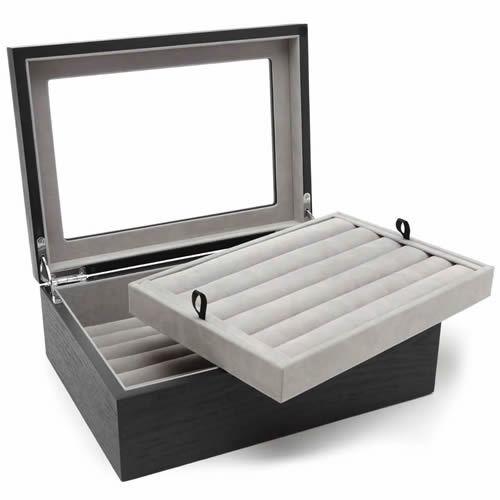 アクセサリーケース ジュエリーボックス オニキスブラック