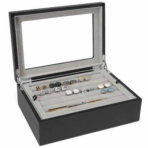 アクセサリーケース ジュエリーボックス オニキスブラック