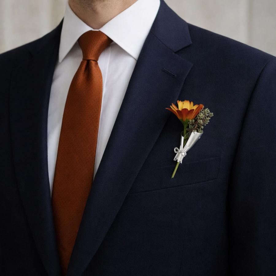 選べる６デザイン 身にまとう小さな花瓶 ピンズ 小枝 花束 一輪挿し フラワーベース ブローチ ラペルピン |  | 14