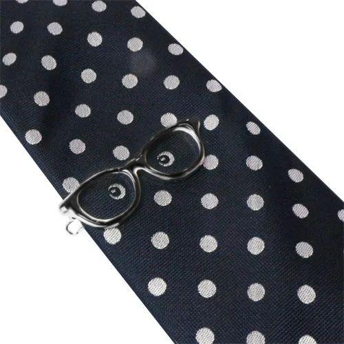 SWANK スワンク ブラック メガネ タイピン＆目玉 ネクタイセット ネクタイピン タイバー タイクリップ メンズアクセサリー |  | 01