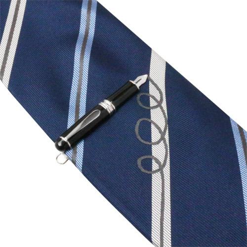 【新着商品】万年筆 タイピン ＆ ネクタイセット ネクタイピン タイバー タイク SWANK スワンク 万年筆 タイピン＆ネクタイセット ネクタイピン