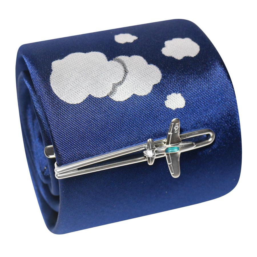 SWANK スワンク 飛行機 タイピン＆雲 ネクタイセット ネクタイピン タイバー タイクリップ メンズアクセサリー |  | 02
