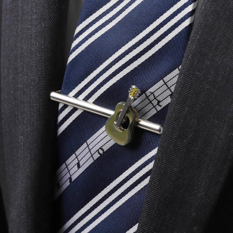 SWANK スワンク ギター 音符 ネクタイ ネクタイピン セット タイバー タイクリップ メンズアクセサリー |  | 11