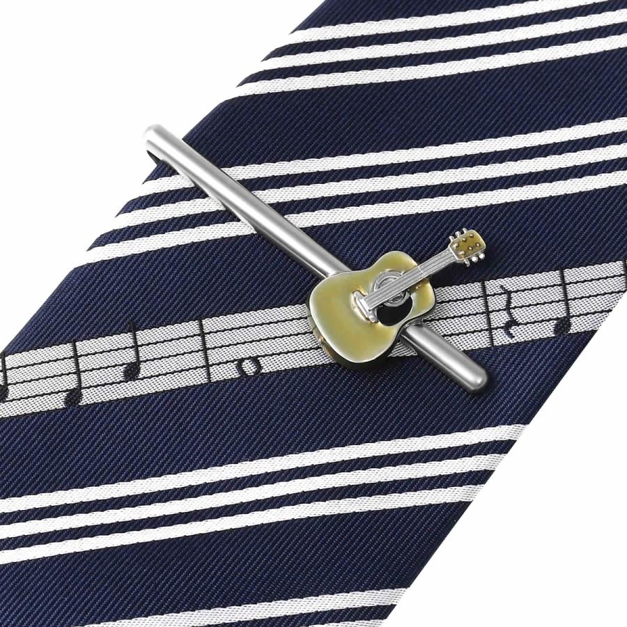 SWANK スワンク ギター 音符 ネクタイ ネクタイピン セット タイバー タイクリップ メンズアクセサリー |  | 10