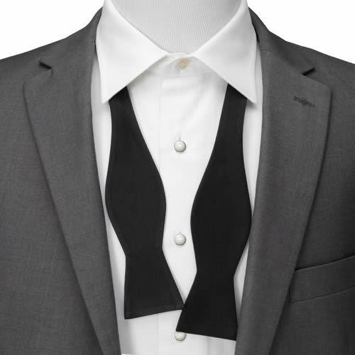 ブラック シルク 手結び Ox & Bull 蝶ネクタイ ボウタイ_5