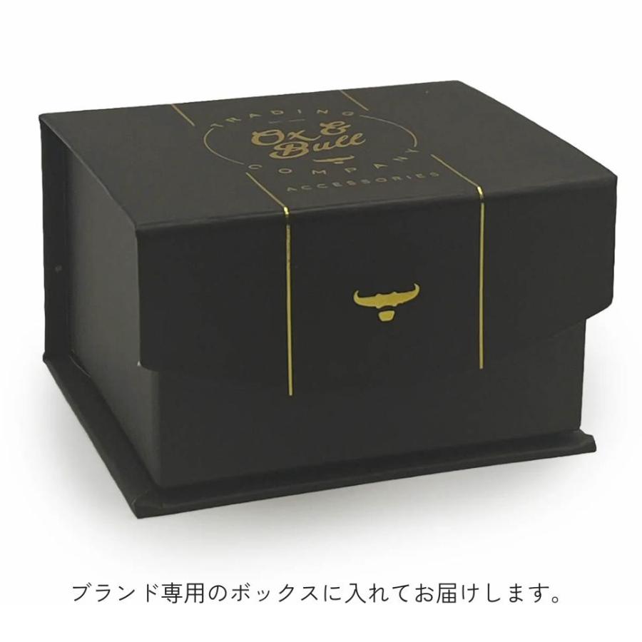 Ox & Bull Trading Co クラシック ブラック ストライプ ネクタイ
