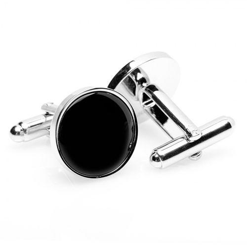 カフス カフスボタン シルバー オニキス カフリンクス Ox & Bull