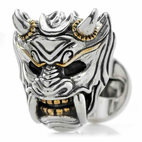 カフスボタン カフス スターリングシルバー 侍 マスク カフスボタン カフス スターリングシルバー 侍 マスク