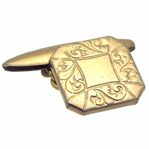 アンティーク カフス カフスボタン ゴールド アイビー #1593 カフリンクス | 